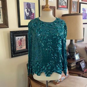 Vintage Sequin Top 